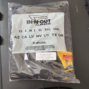 In-N-Out Burger 2019 70th anniversary Black T-Shirt